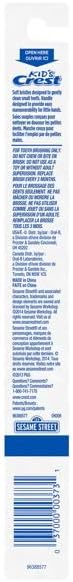 Crest Kids Toothbrush Sesame Street Soft (6 Pieces) Assorted Characters