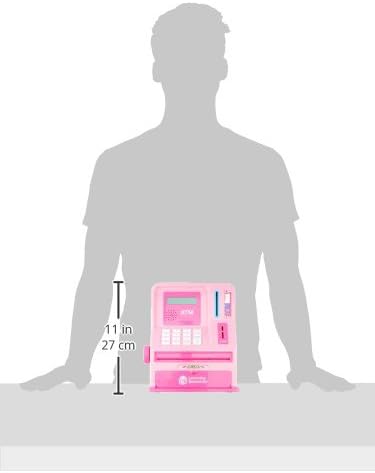 Learning Resources Teaching ATM Bank, Pink, 32 Pieces