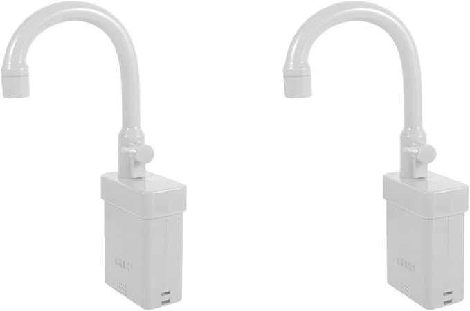 TOYANDONA 2pcs Kitchen Sink Faucet Kids Replacement for Pretend Play Sinks with Running Water Faucet Pretend Play Kitchen Toys Grey