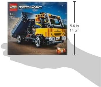 LEGO Technic Dump Car 42147 Toy Blocks, Present, Vehicles, City Making, Boys, Ages 7 and Up