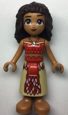LEGO Disney Princess Moana Combo Pack: Moana Minfiigure, Pua The Pig, Jungle Drum and Surf Board