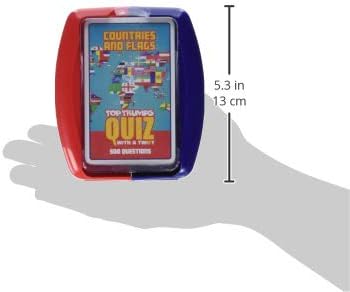 Top Trumps Countries and Flags: Quiz Games - Trivia Quiz - Kids Games for Learning - Great Travel Games and Road Trip Games - Trivia Outdoor Games - Family Games for Kids and Adults 2+ players