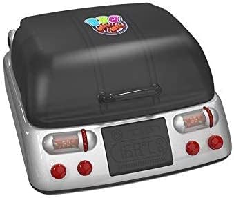 Pretend Play BBQ Grill for Kids with Lights, Sizzling Sounds and Smoke - 19 Piece Playset