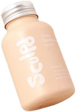 Sculpd Glossy Clear Coat Candle-Making Acrylic Varnish for Acrylic Painting - Fire Safe Colorless Scratch Resistant High Gloss Varnish for Clay Candles & Pottery - Air Dry Clay Glaze Sealer, 70ml