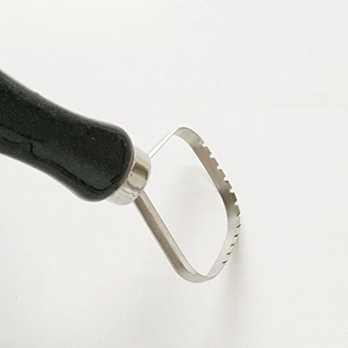 3pcs Sculpture Scraper Knife Carved Sludge Shaper Ceramic Pottery Clay Trimming Big Loop Tools Set