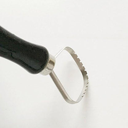 3pcs Sculpture Scraper Knife Carved Sludge Shaper Ceramic Pottery Clay Trimming Big Loop Tools Set