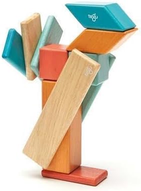 14 Piece Tegu Magnetic Wooden Block Set, Sunset