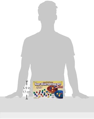 Learning Resources Baby Bear Sorting Set, Counting and Sorting Toys, Baby Bear Counters, Sorting Bears, 108 Pieces, Ages 3+