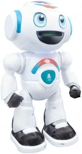 LEXiBOOK - Powerman Master Interactive Toy Robot That Reads in The Mind Toy for Kids Dancing Plays Music Animal Quiz STEM Programmable Remote Control Robot Junior - ROB25EN