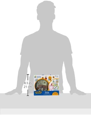 Learning Resources Money Activity Set - 102 Pieces, Ages 5+ Play Money for Kids, Pretend Money for Kids, Play Money Set, Money and Banking Play Toys, Kindergartner Learning Toys
