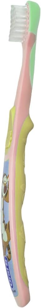 Oral-B Baby Manual Toothbrush, Pooh Characters, 0-3 Years Old, Extra Soft (Characters Vary) - Pack of 6