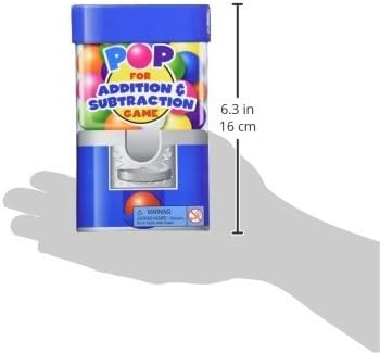 Learning Resources Pop For Addition and Subtraction Math Game, Easter Toys , Classroom and Homeschool Math Games, Math Activities for Kids, 100 Pieces, Grades 1 and up, Ages 6 and up
