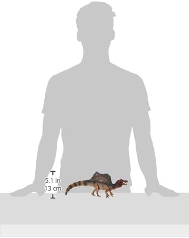 Schleich Dinosaurs Realistic Spinosaurus Dinosaur Figure with Movable Lower Jaw - Authentic and Detailed Prehistoric Jurassic Dino Toy, Highly Durable for Education and Fun for Boys and Girls, Ages 4+