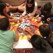 Huge Mosaic Puzzle Poster Kits | Group Project | No Mess Paint by Sticker | Stay at Home Activity | Classroom | One Sticker at a Time! | Large Butterfly | Learning Fun | 40” X 36” Giant Poster