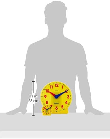 Learning Resources Classroom Clock Kit -25 Pieces, Ages 5+ Clock for Kids, Learning to Tell Time, Clocks for Teaching Time, Teacher and Classroom Supplies