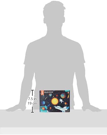 Mudpuppy Solar System – 70 Piece Jigsaw Puzzle with Planet Shaped Pieces Featuring Planets Constellations And Other Fun Space Themed Objects