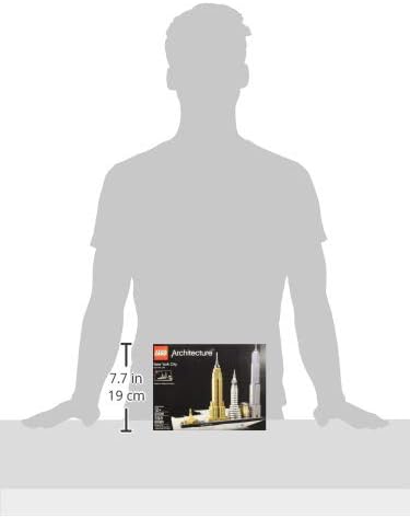 LEGO Architecture New York City 21028, Build It Yourself New York Skyline Model Kit for Adults and Kids (598 Pieces),Multicolor