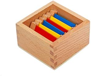 Adena Montessori Color Tablets(1st Box) Materials Color Recognition and Sorting Toys Early Childhood Cognitive Development Toys