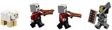 LEGO Minecraft The Pillager Outpost 21159 Awesome Action Figure Brick Building Playset for Kids Minecraft Gift (303 Pieces)
