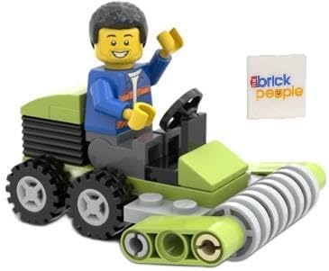 LEGO City: City Worker Minifigure with Lawn Mower