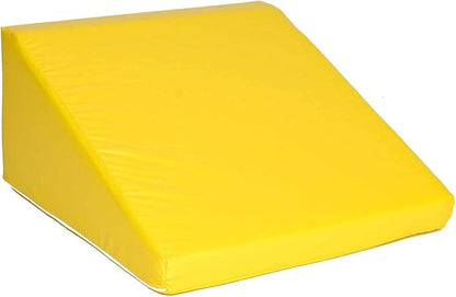 Foamnasium Wedge, Indoor Foam Playset, Soft Toddler and Active Kids Play Foam Wedge for Crawling, Climbing, Sliding and Jumping, Made in the US, Yellow