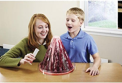 Learning Resources Erupting Volcano Model, Fun Science Learning, Homeschool, Cross-Section Model with Foaming Lava, Ages 6+