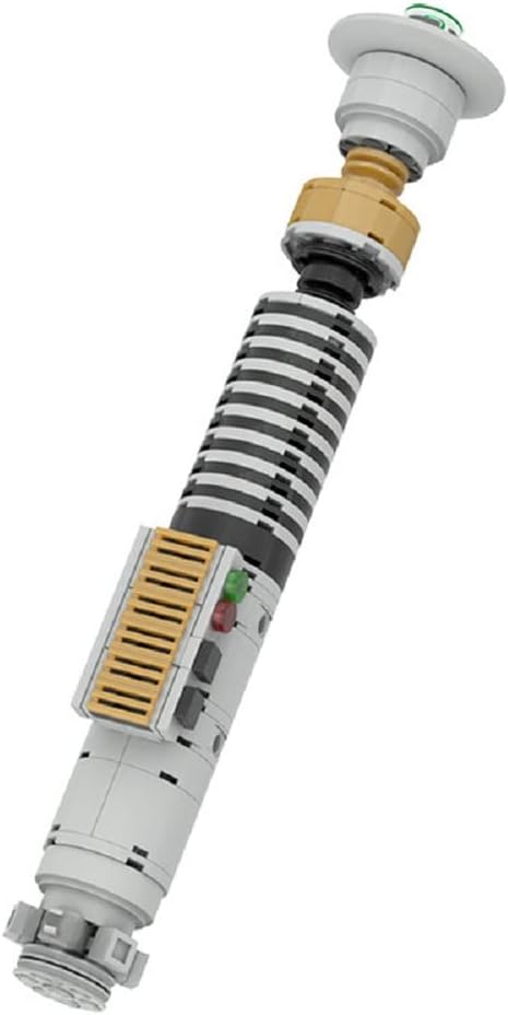 MOOXI-MOC Space Wars Luke Sword Lightsaber Hilt Building Set,Creative Building Blocks Kit(127pcs)