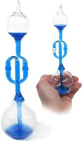 4Pcs Colorful Office Thinking Hand Boiler, Glass Science Energy Transfer, Children Science Experiment, Love Birds Color Meter Hand Boiler,Thermometer Spiral Glass Science Energy Museum Toy Gifts