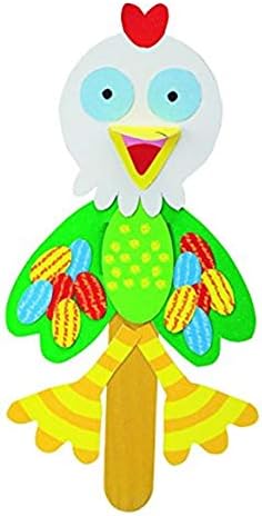 ALEX Toys Little Hands Pop Stick Art Craft Kit, Create Cute Animal and Flower Puppets, Allows Children to be Creative and Use their Imagination, For Ages 3 and up