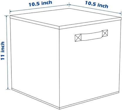 ShellKingdom Storage Bins, Foldable Fabric Storage Cubes And Cloth Storage Organizer Drawer For Closet And Toys Storage, 6 Pack (Lavender+Light Blue+Pink)