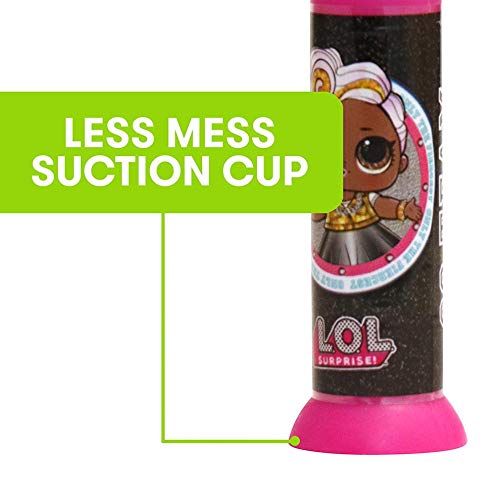 Firefly Ready Go Light Up Timer Toothbrush, L.O.L. Surprise!, Premium Soft Bristles, 1 Minute Timer, Less Mess Suction Cup, Battery Included, Easy Storage, Dentist Recommended, Ages 3+, 1 Pack