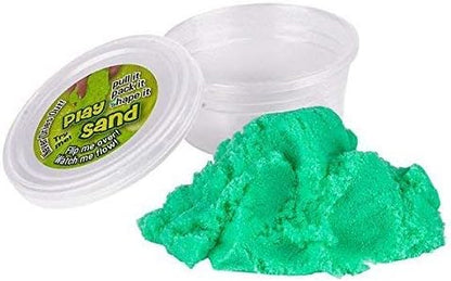 Kicko Colorful Magic Sand - 6 Pack of Magic Sand in Assorted Colors - Gifts for Kids, Stress Reliever, Learning Tool, Novelties, Play Sand