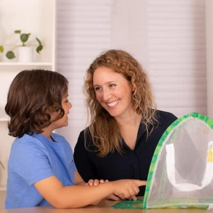 Insect Lore Butterfly Farm™ | Butterfly Kit with Live Cup of Caterpillars | 5 Caterpillars, Reusable Habitat, STEM Butterfly Journal & More