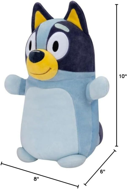 Squishmallows Original 10-Inch Bluey HugMees - Medium-Sized Ultrasoft Official Jazwares Plush