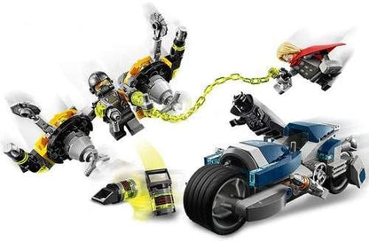 LEGO Marvel Avengers Speeder Bike Attack 76142 Black Panther and Thor Buildable Superhero Toy, Great Gift for Kids, New 2020 (226 Pieces)