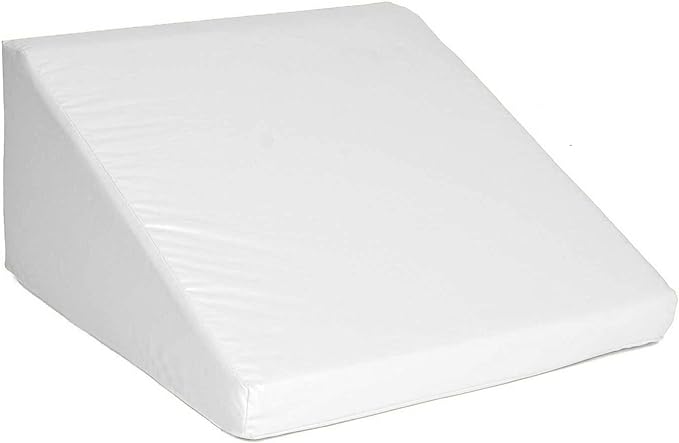 Foamnasium Wedge, Indoor Foam Playset, Soft Toddler and Active Kids Play Foam Wedge for Crawling, Climbing, Sliding and Jumping, Made in The US, White