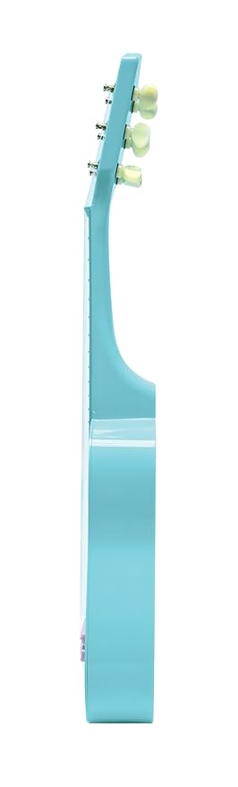 Lexibook, Disney Moana, My First Guitar for Children, 6 Nylon Strings, 53 cm / 21'', Guide Included, Pink/Blue, K200VN