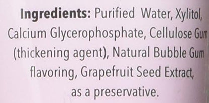 Spry Xylitol Baby Toothpaste, Natural Toddler Toothpaste, Fluoride Free Toothpaste for Kids, Xylitol Toothpaste for Kids Age 3 Months and Up, Tooth Gel Bubble Gum 2 Fl Oz (Pack of 3)