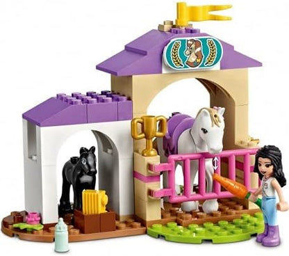LEGO Friends Horse Training and Trailer Building Set 41441 with Stables, Car, Horse Toy, and Foal Figure, Great Gift Idea for Girls and Boys 4 Plus Years Old