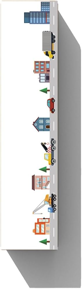 Tiny Land 55PCS Wooden Train Set - Compatible with Major Brand Tracks, Educational Toy for Toddlers & Kids Ages 3-7, Durable Wooden Railway Tracks