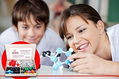 Old Nobby Lessons in Chemistry Model Kit - 239 Pc Molecular Model Kit Organic Chemistry for Students - Complete Molecular Model Kit, Chemistry Set for STEM, Visualizing Bonds and Structures