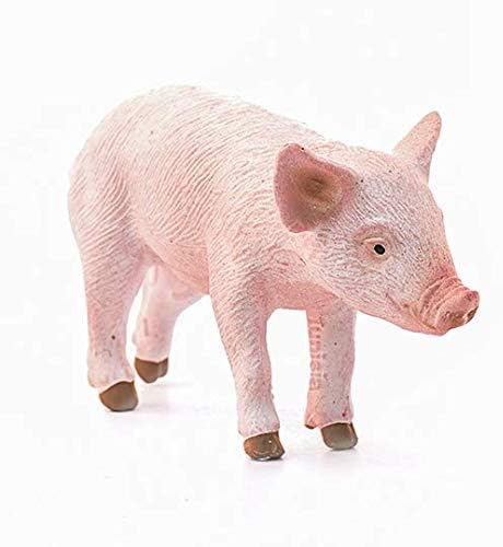 Schleich Farm World Piglet Standing Educational Figurine for Kids Ages 3-8, Pink