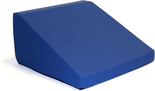 foamnasium Wedge, Indoor Foam Playset, Soft Toddler and Active Kids Play Foam Wedge for Crawling, Climbing, Sliding and Jumping, Made in The US, Enhanced Navy