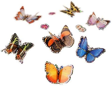 Insect Lore Butterfly Garden Gift Set | 8" Habitat with Live Cup of Caterpillars | Stickers and Extras Included | Life Science & STEM Education Kit | Grow Painted Lady Butterflies