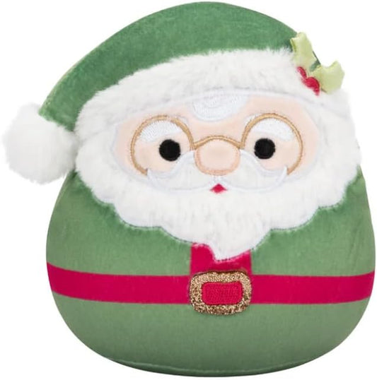 Squishmallows Officially Licensed Kellytoy B Christmas 2024 Squad Plush -Squishy Stuffed Animal Toy - Gift for Kids, Girls & Boys 8 Inch (Nick The Santa)