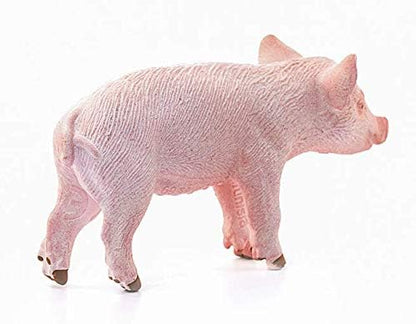 Schleich Farm World Piglet Standing Educational Figurine for Kids Ages 3-8, Pink