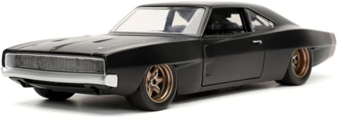 Fast & Furious 1:24 1968 Dodge Charger Widebody Die-Cast Car, Toys for Kids and Adults