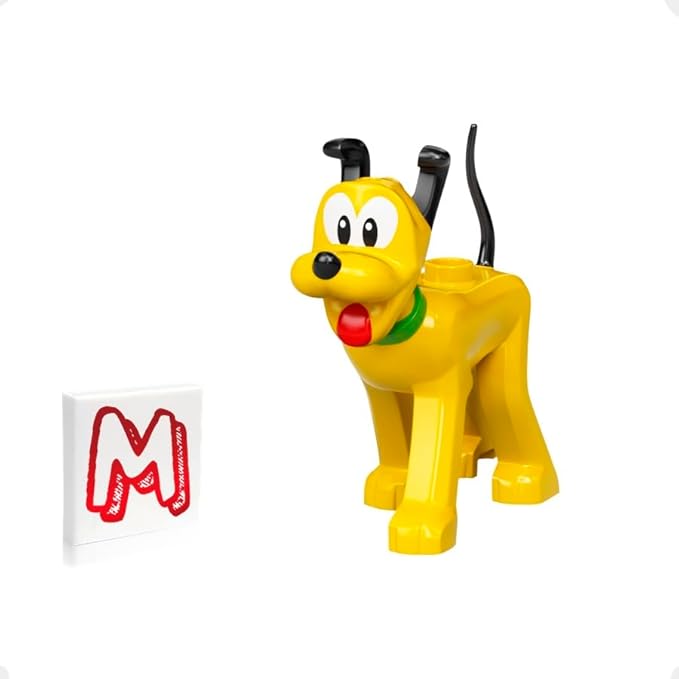 LEGO Disney Mickey and Friends Minifigure - Pluto The Dog (with Green collar) Very Cute 10777 10776