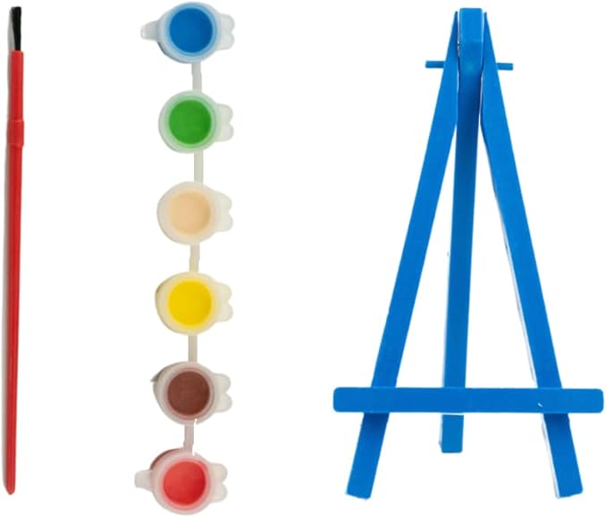 Innovative Designs Super Mario Canvas Paint Set for Kids with 3 Canvases, Acrylic Paint