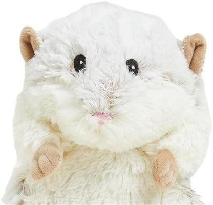 warmies Microwavable & Weighted Stuffed Animals, Hamster - Heated Stuffed Animal Plushie for Warmth & Comfort - Cute Soft Plush Toys for Adults & Children (Boys, Girls, Babies & Toddlers)